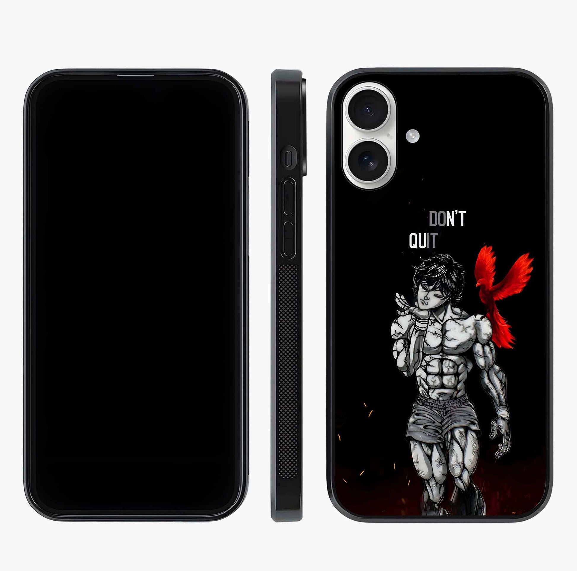 Rise Beyond Limits Glass Case displayed upright for full design visibility and premium finish.