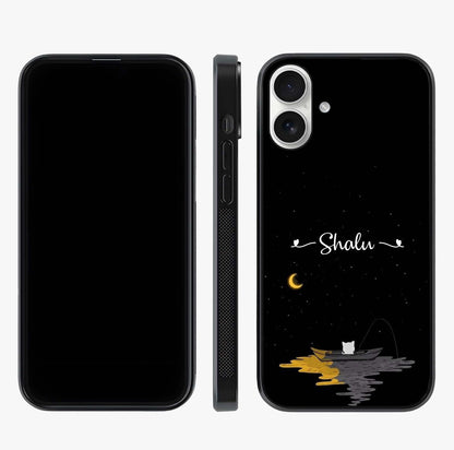 Silent Night Row Glass Case displayed upright for full design visibility and premium finish.