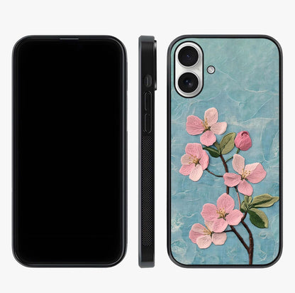 Threaded Blossom Breeze Glass Case displayed upright for full design visibility and premium finish.