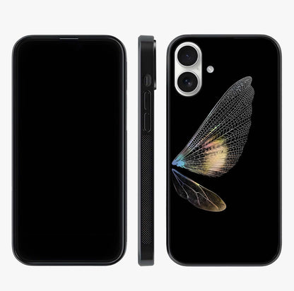Whispers Of Wings Glass Case displayed upright for full design visibility and premium finish.