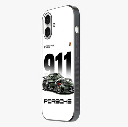 911 Turbo Dominance Glass Case photographed in natural light showing reflective finish and design depth.