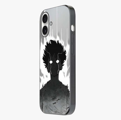 Awakened Inner Rage Glass Case photographed in natural light showing reflective finish and design depth.