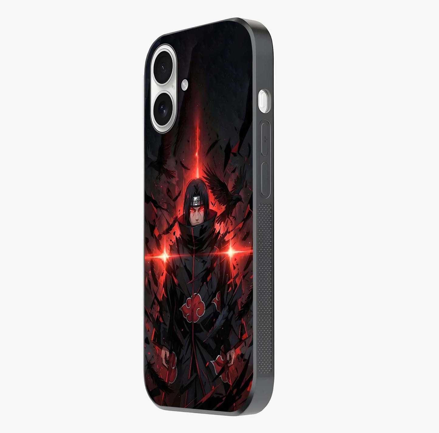 Focus Mode On Glass Case photographed in natural light showing reflective finish and design depth.