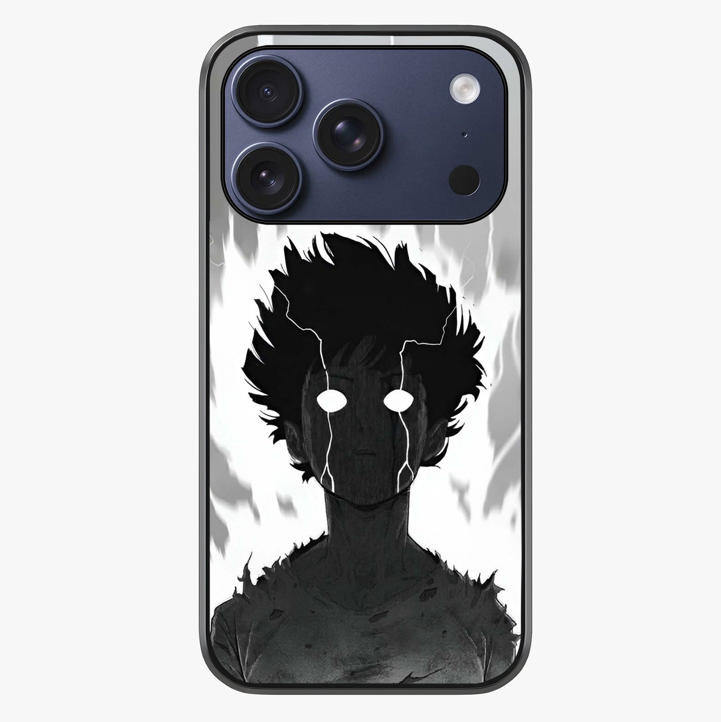 Awakened Inner Rage Glass Case showing full back design in clean flat view with glossy glass finish.