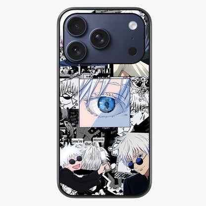 Infinity Sorcerer Chaos Glass Case showing full back design in clean flat view with glossy glass finish.