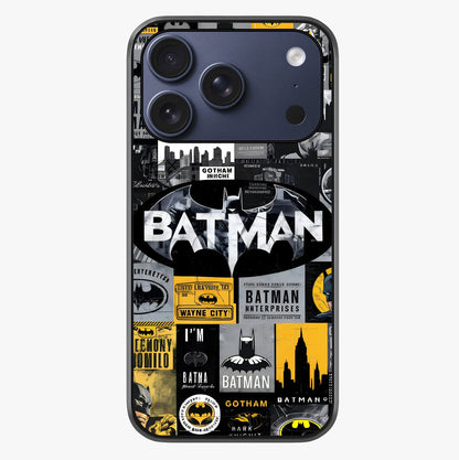 Knight Gotham Rise Glass Case showing full back design in clean flat view with glossy glass finish.