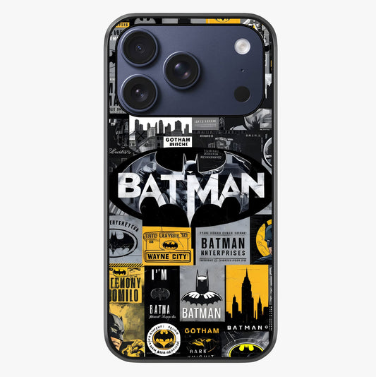 Knight Gotham Rise Glass Case showing full back design in clean flat view with glossy glass finish.