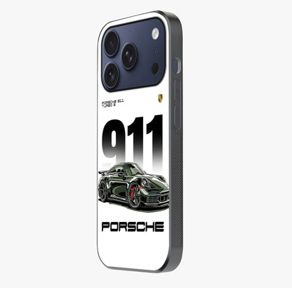 911 Turbo Dominance Glass Case photographed in natural light showing reflective finish and design depth.