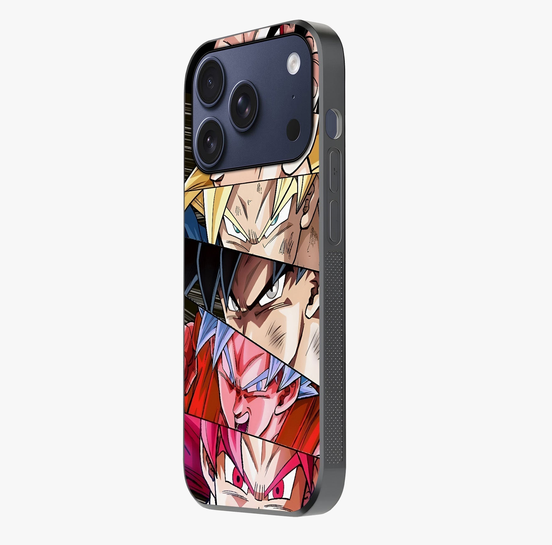 Anime Character Glass Case photographed in natural light showing reflective finish and design depth.
