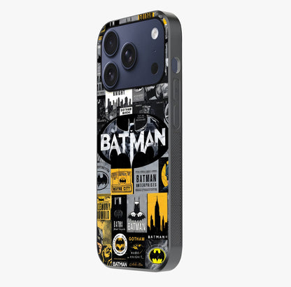 Knight Gotham Rise Glass Case photographed in natural light showing reflective finish and design depth.