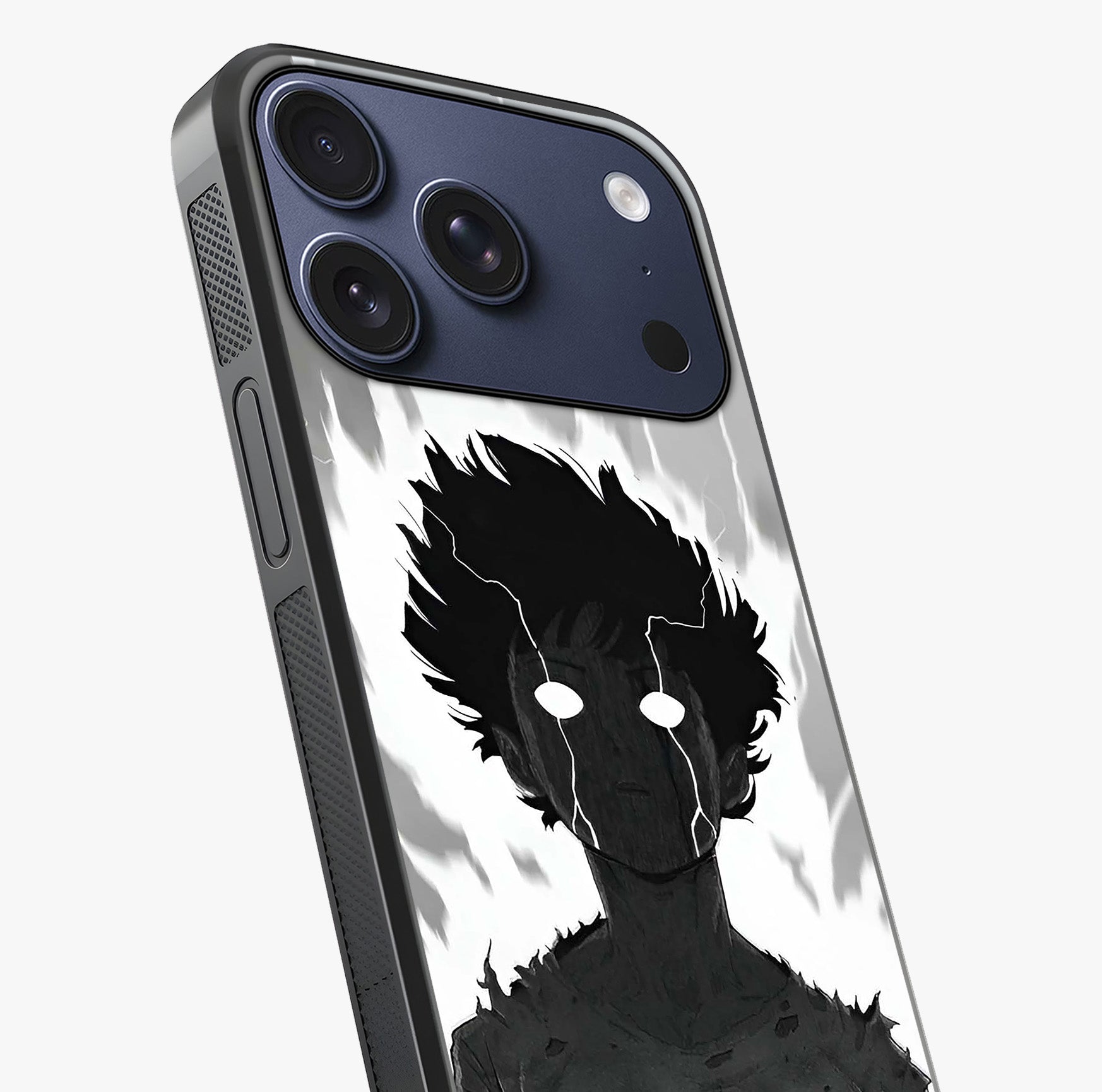 Awakened Inner Rage Glass Case captured at a warm angle highlighting gloss, texture and premium glass finish.