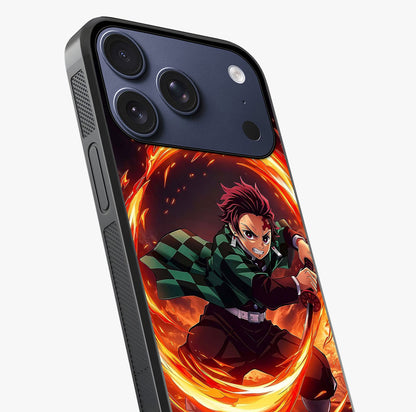 Blazing Sword Resolve Glass Case captured at a warm angle highlighting gloss, texture and premium glass finish.