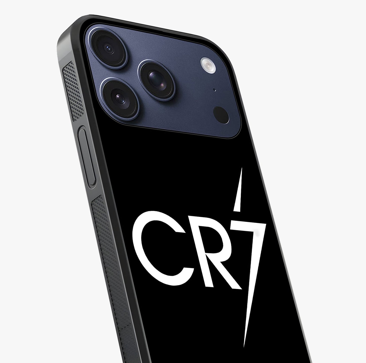 Cr7 Elite Strike Glass Case captured at a warm angle highlighting gloss, texture and premium glass finish.