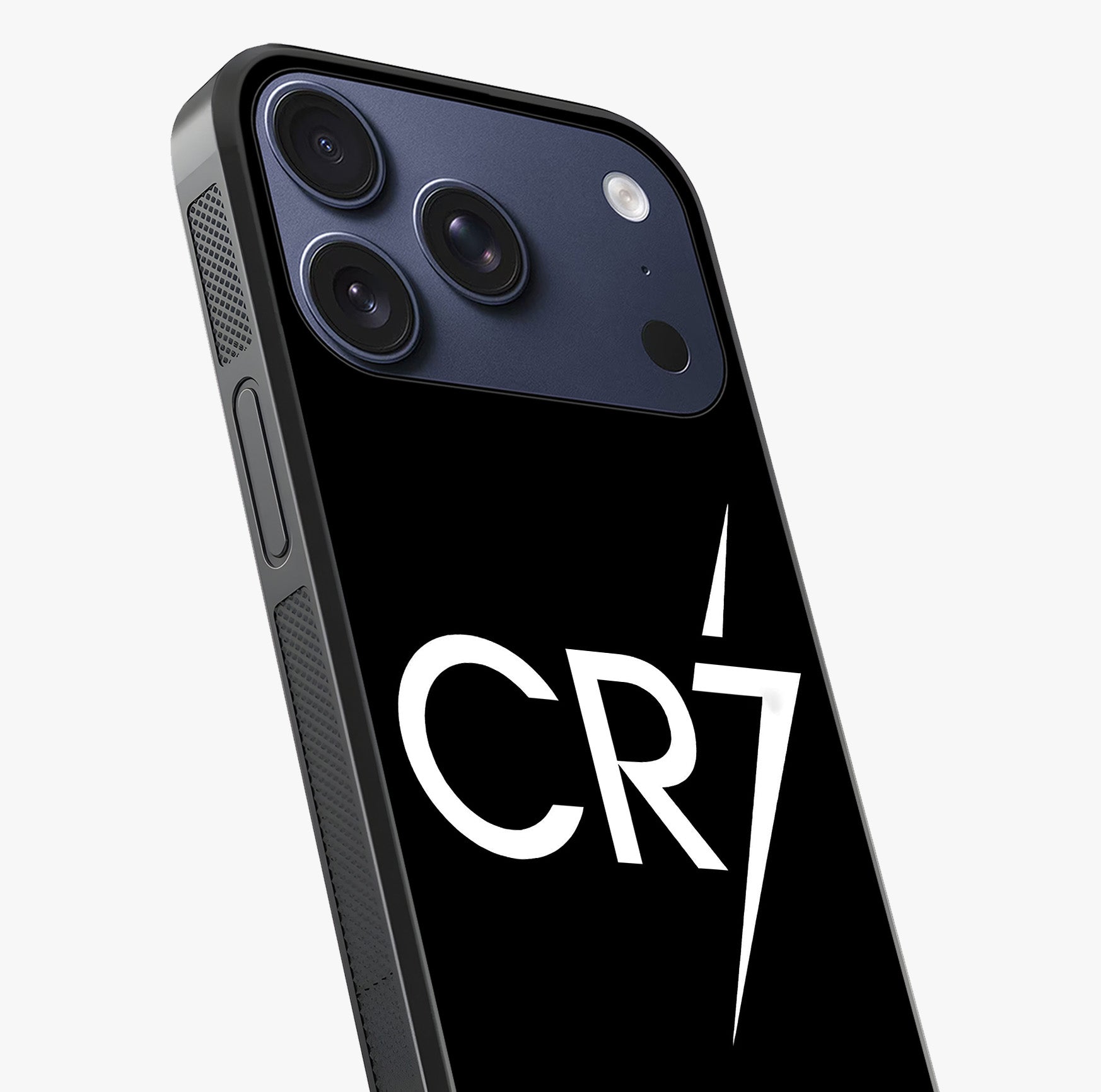 Cr7 Elite Strike Glass Case captured at a warm angle highlighting gloss, texture and premium glass finish.