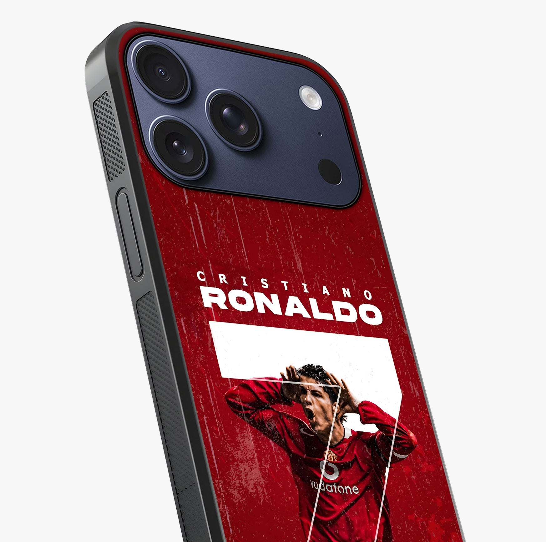 Goal Celebration Legacy Glass Case captured at a warm angle highlighting gloss, texture and premium glass finish.