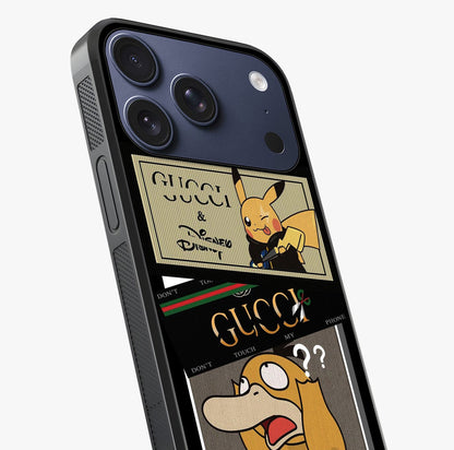Gucci Play Mashup Glass Case captured at a warm angle highlighting gloss, texture and premium glass finish.