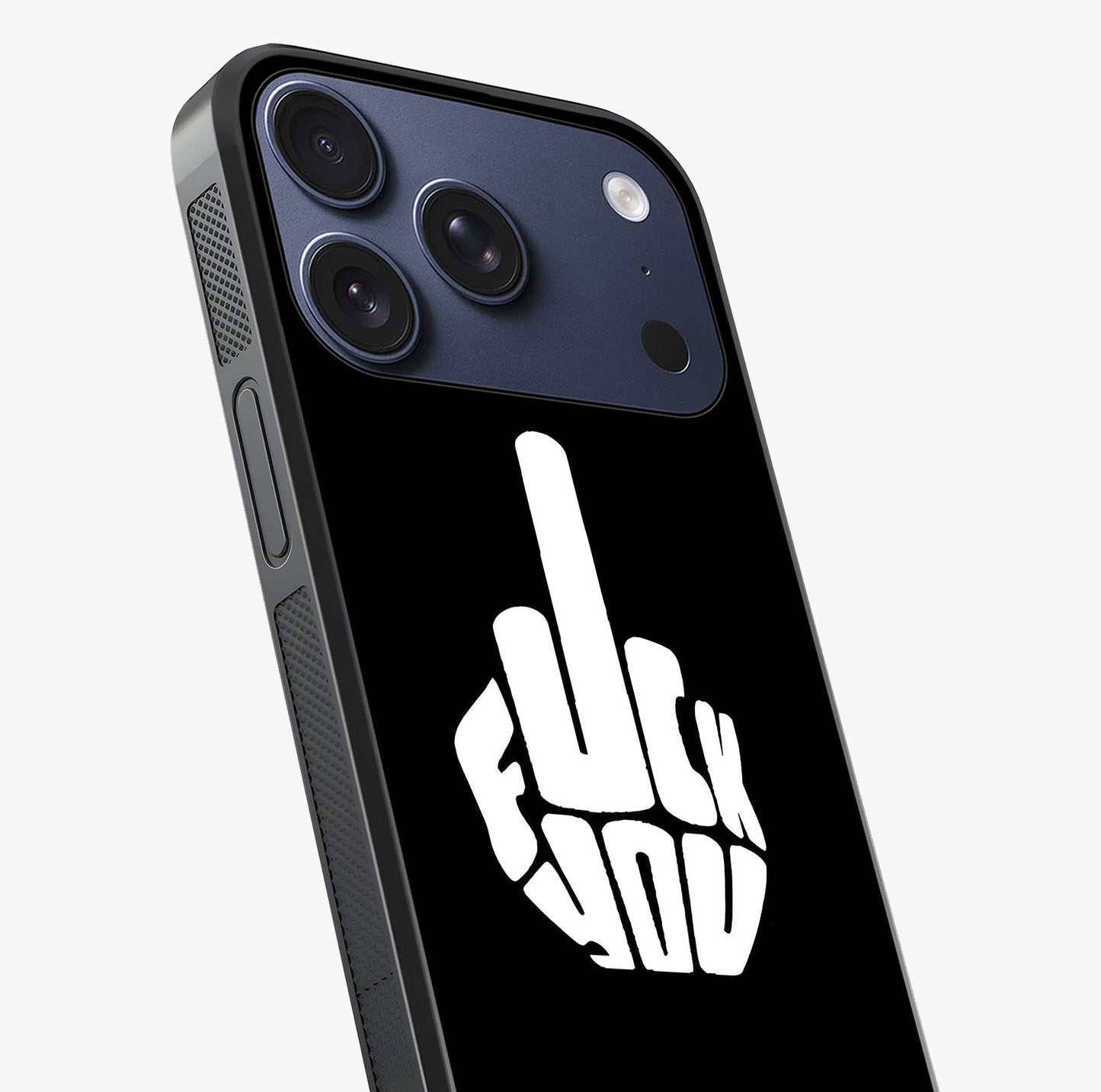 Rebel Mode On Glass Case captured at a warm angle highlighting gloss, texture and premium glass finish.