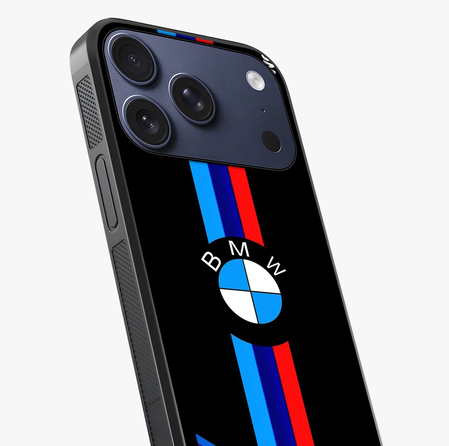 Turbo Bmw Beast Glass Case captured at a warm angle highlighting gloss, texture and premium glass finish.