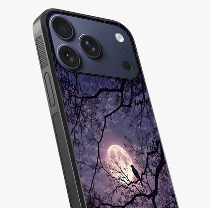 Whispering Moon Silence Glass Case captured at a warm angle highlighting gloss, texture and premium glass finish.