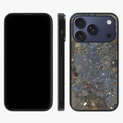 Aesthetic Astrolophia Glass Case displayed upright for full design visibility and premium finish.