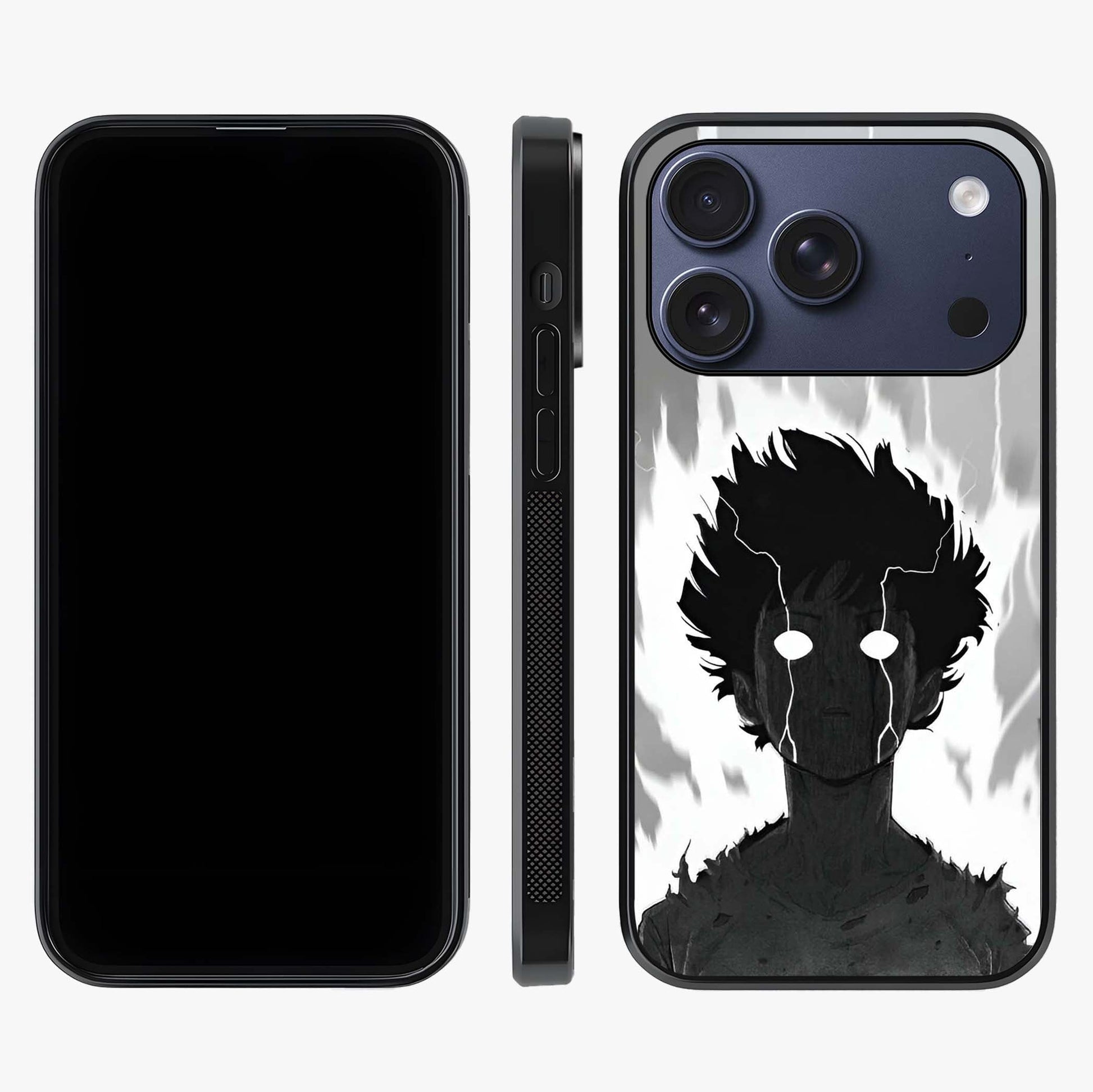 Awakened Inner Rage Glass Case displayed upright for full design visibility and premium finish.