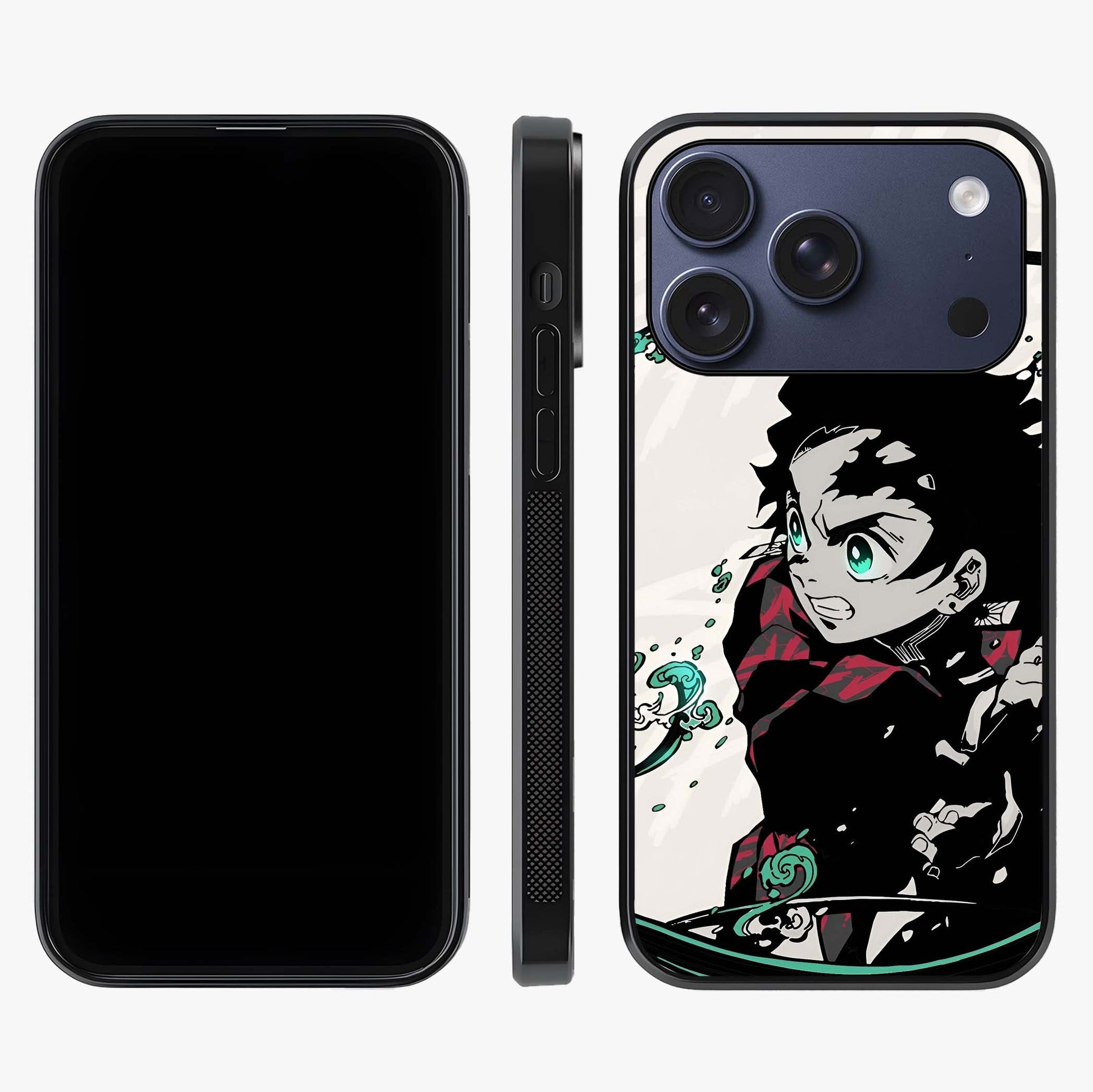 Demon Slayer Glass Case displayed upright for full design visibility and premium finish.