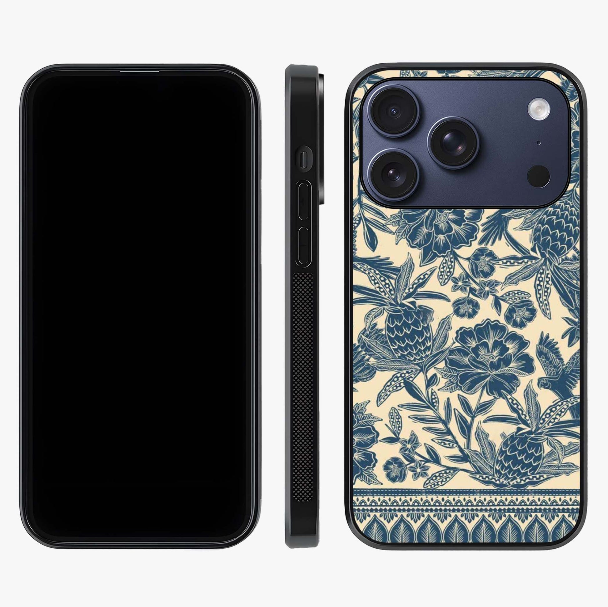 Heirloom Wild Bloom Glass Case displayed upright for full design visibility and premium finish.