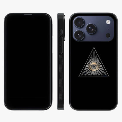 Illuminati Evil Glass Case displayed upright for full design visibility and premium finish.