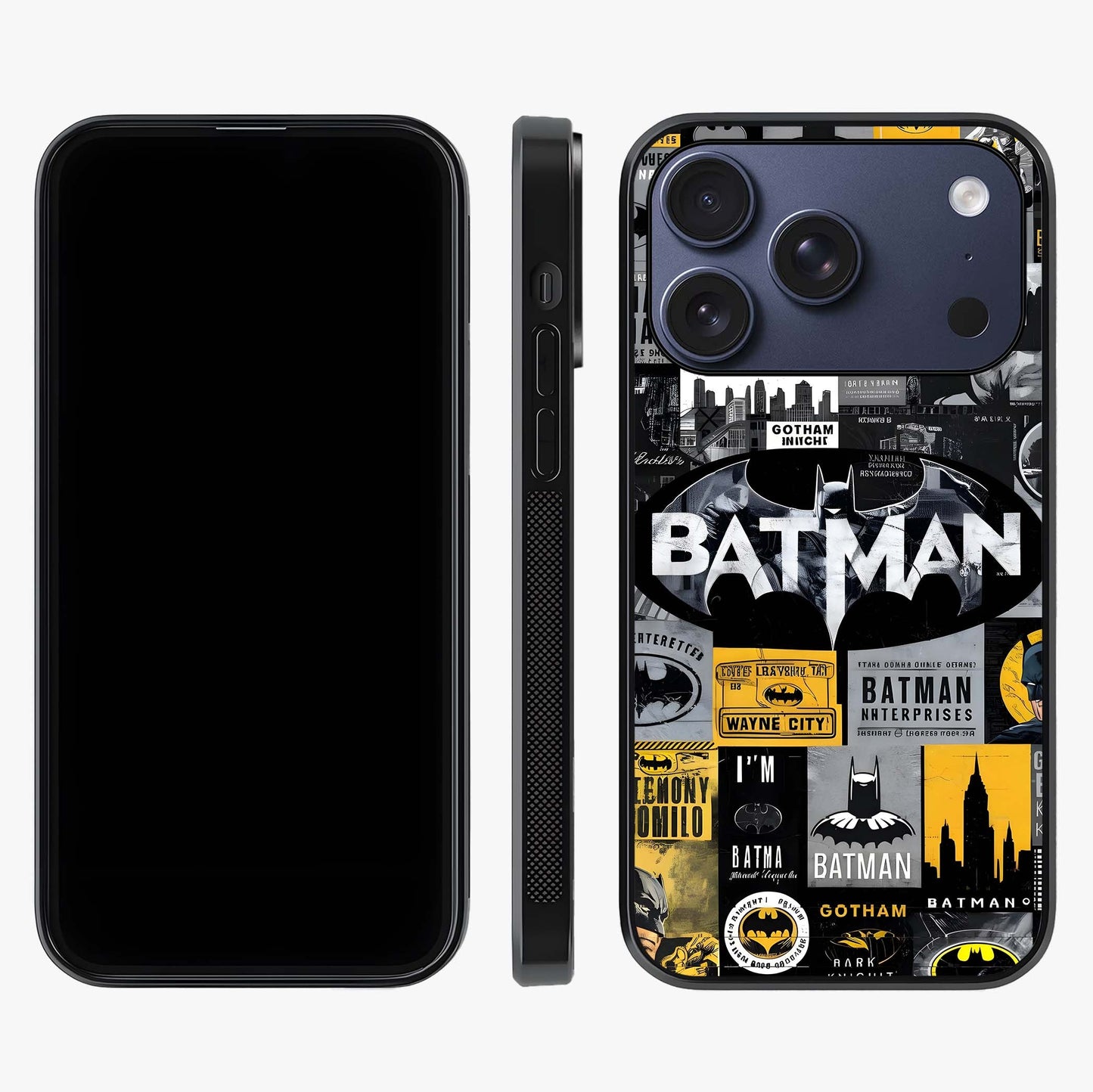 Knight Gotham Rise Glass Case displayed upright for full design visibility and premium finish.