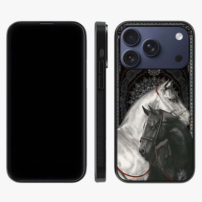 Majestic Ride Legacy Glass Case displayed upright for full design visibility and premium finish.