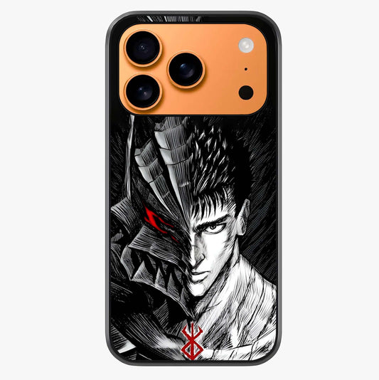 Berserker Blood Oath Glass Case captured at a warm angle highlighting gloss, texture and premium glass finish.