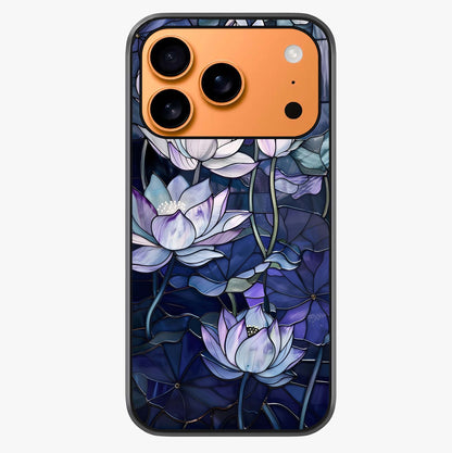 Gloss Petal Rush Glass Case captured at a warm angle highlighting gloss, texture and premium glass finish.