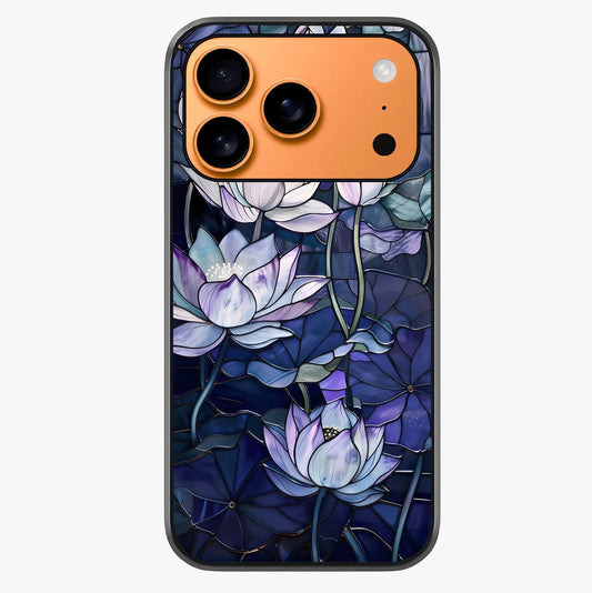 Gloss Petal Rush Glass Case captured at a warm angle highlighting gloss, texture and premium glass finish.