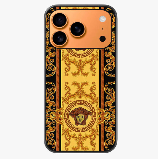 Golden Royal Heritage Glass Case captured at a warm angle highlighting gloss, texture and premium glass finish.