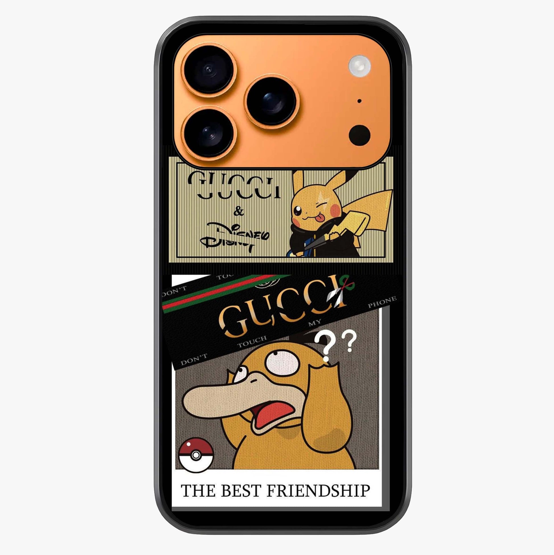 Gucci Play Mashup Glass Case captured at a warm angle highlighting gloss, texture and premium glass finish.