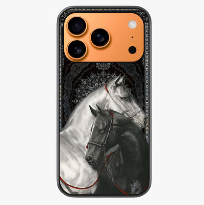 Majestic Ride Legacy Glass Case captured at a warm angle highlighting gloss, texture and premium glass finish.