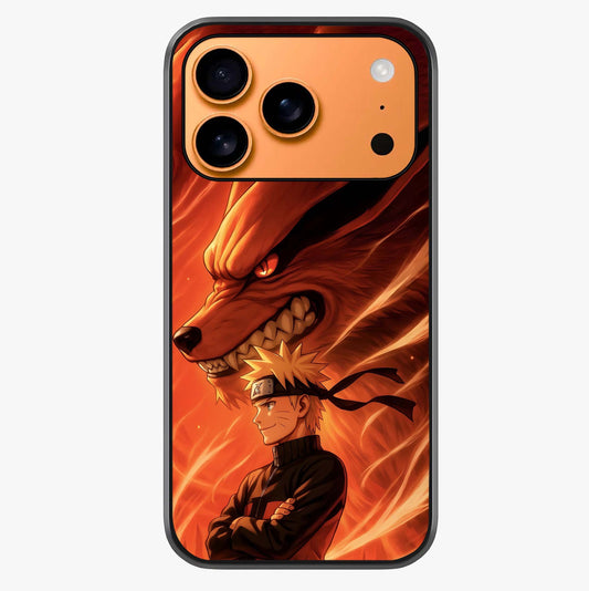 Nine Tails Legacy Glass Case captured at a warm angle highlighting gloss, texture and premium glass finish.
