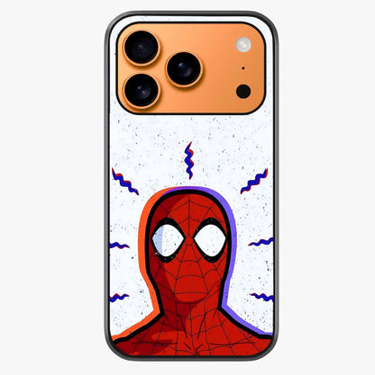 Omg Spiderman Glass Case captured at a warm angle highlighting gloss, texture and premium glass finish.