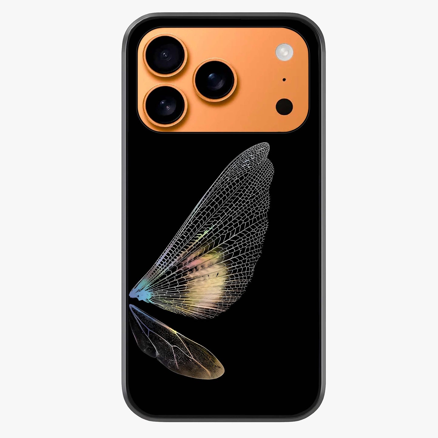 Whispers Of Wings Glass Case captured at a warm angle highlighting gloss, texture and premium glass finish.