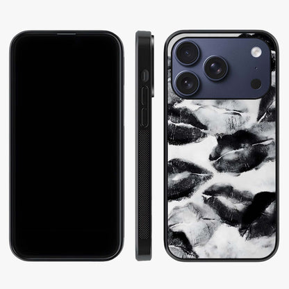 Midnight Kiss Marks Glass Case displayed upright for full design visibility and premium finish.