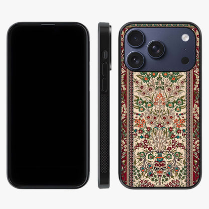 Persian Inspired Glass Case displayed upright for full design visibility and premium finish.