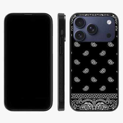 Retro Rebel Threads Glass Case displayed upright for full design visibility and premium finish.