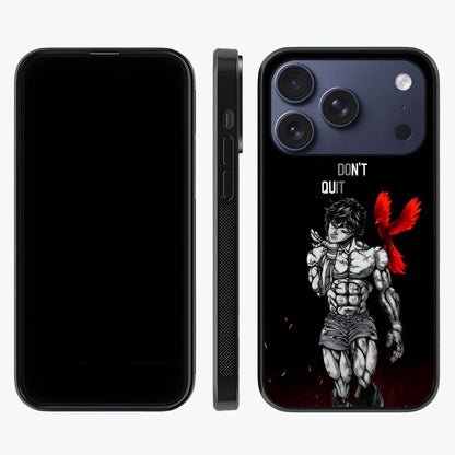 Rise Beyond Limits Glass Case displayed upright for full design visibility and premium finish.