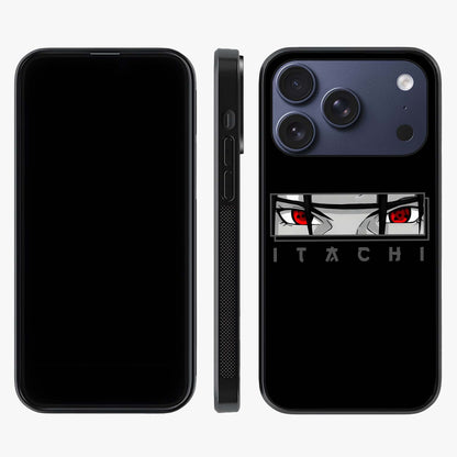 Scarlet Gaze Dominance Glass Case displayed upright for full design visibility and premium finish.