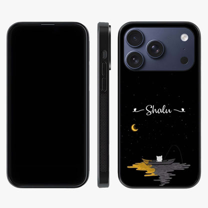 Silent Night Row Glass Case displayed upright for full design visibility and premium finish.