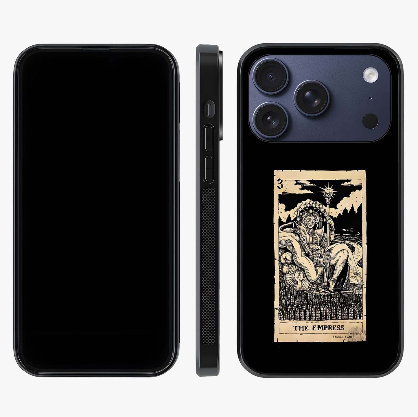 The Empress Glass Case displayed upright for full design visibility and premium finish.
