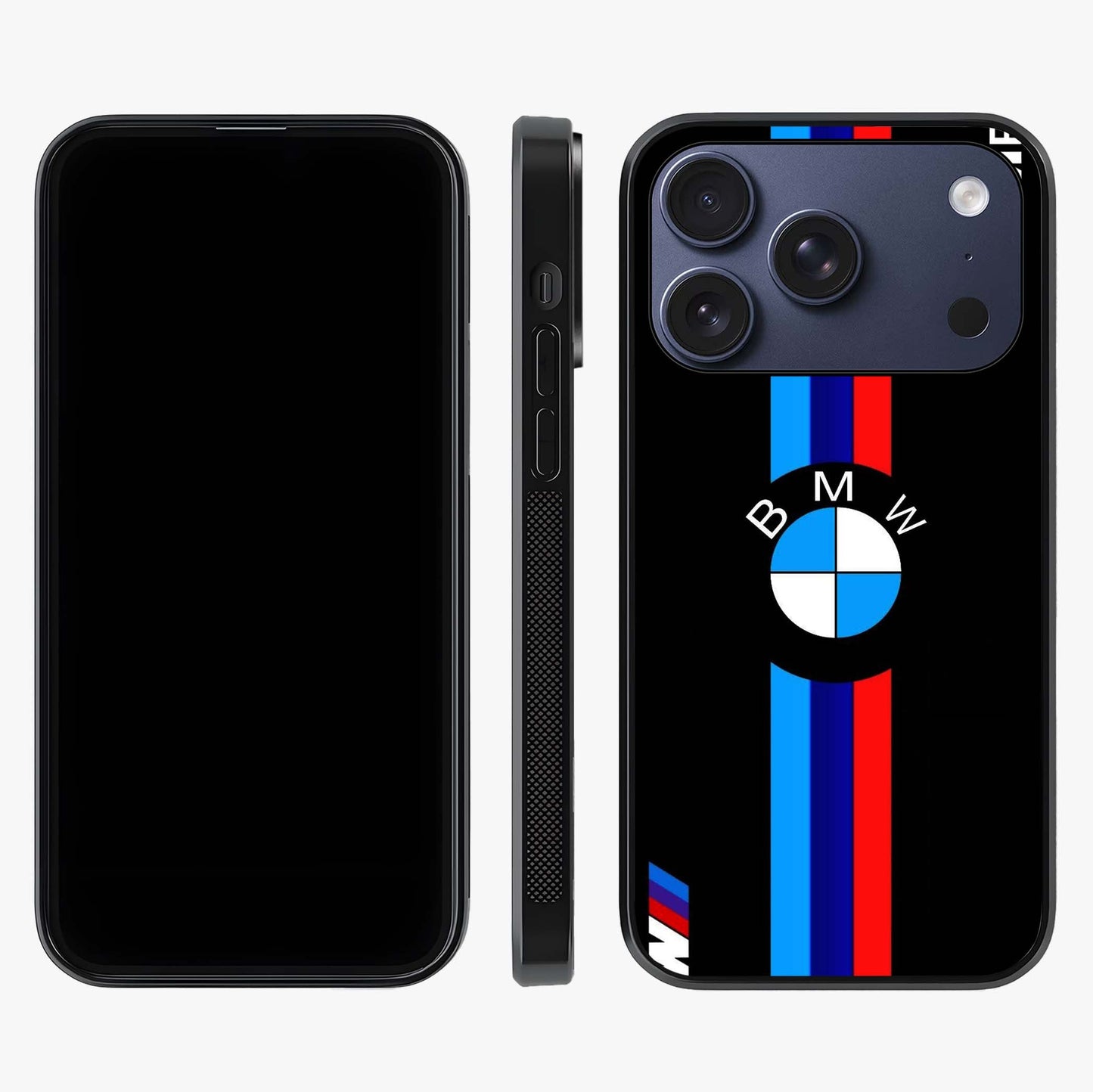 Turbo Bmw Beast Glass Case displayed upright for full design visibility and premium finish.