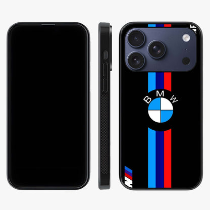 Turbo Bmw Beast Glass Case displayed upright for full design visibility and premium finish.