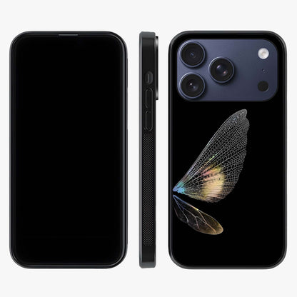 Whispers Of Wings Glass Case displayed upright for full design visibility and premium finish.