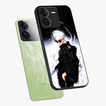 Limitless Shadow King Glass Case displayed in angled mockup highlighting dramatic dark hero design with intense aesthetic.